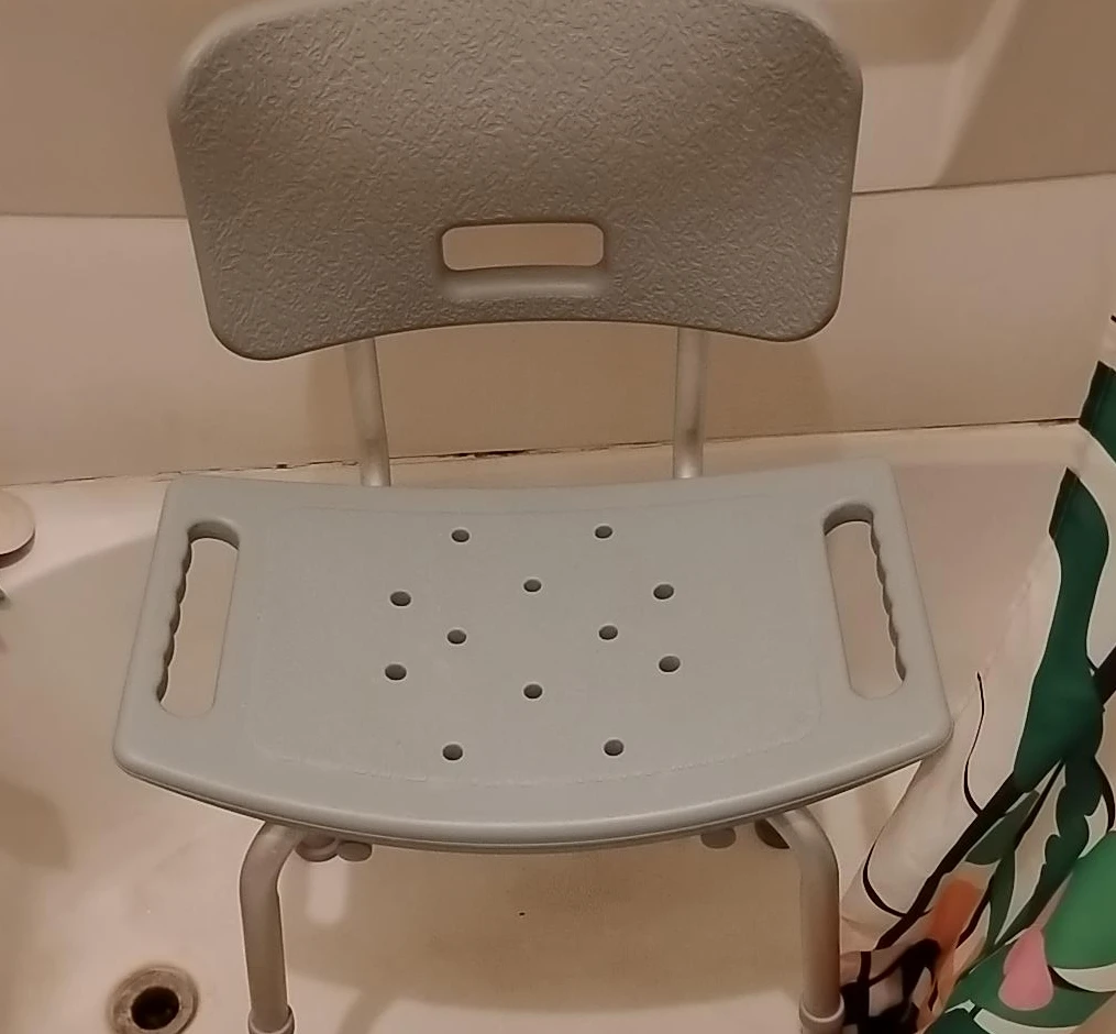 Shower Chair with Back and Handles
