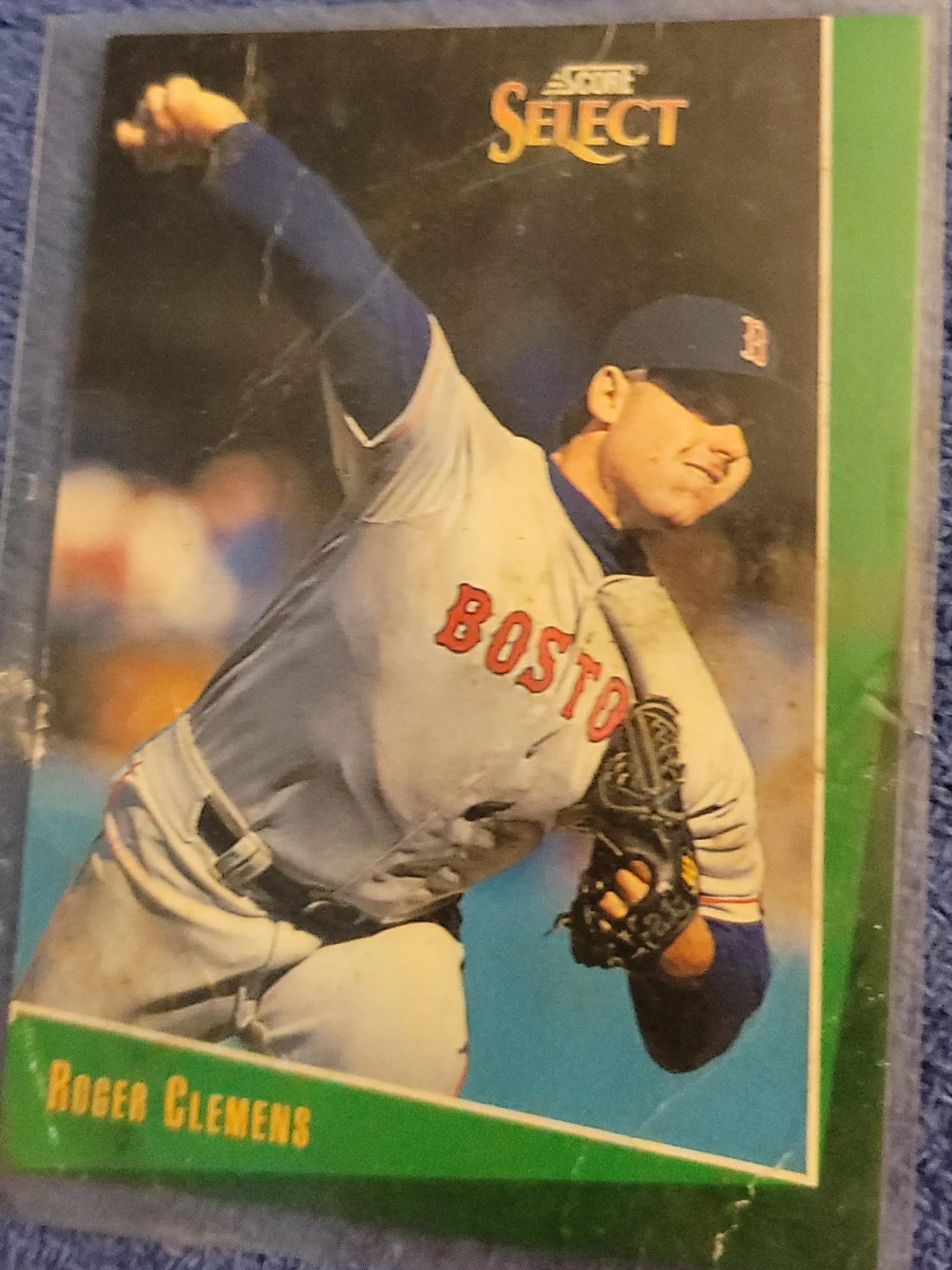 1992 Score Select Roger Clemens Baseball Card