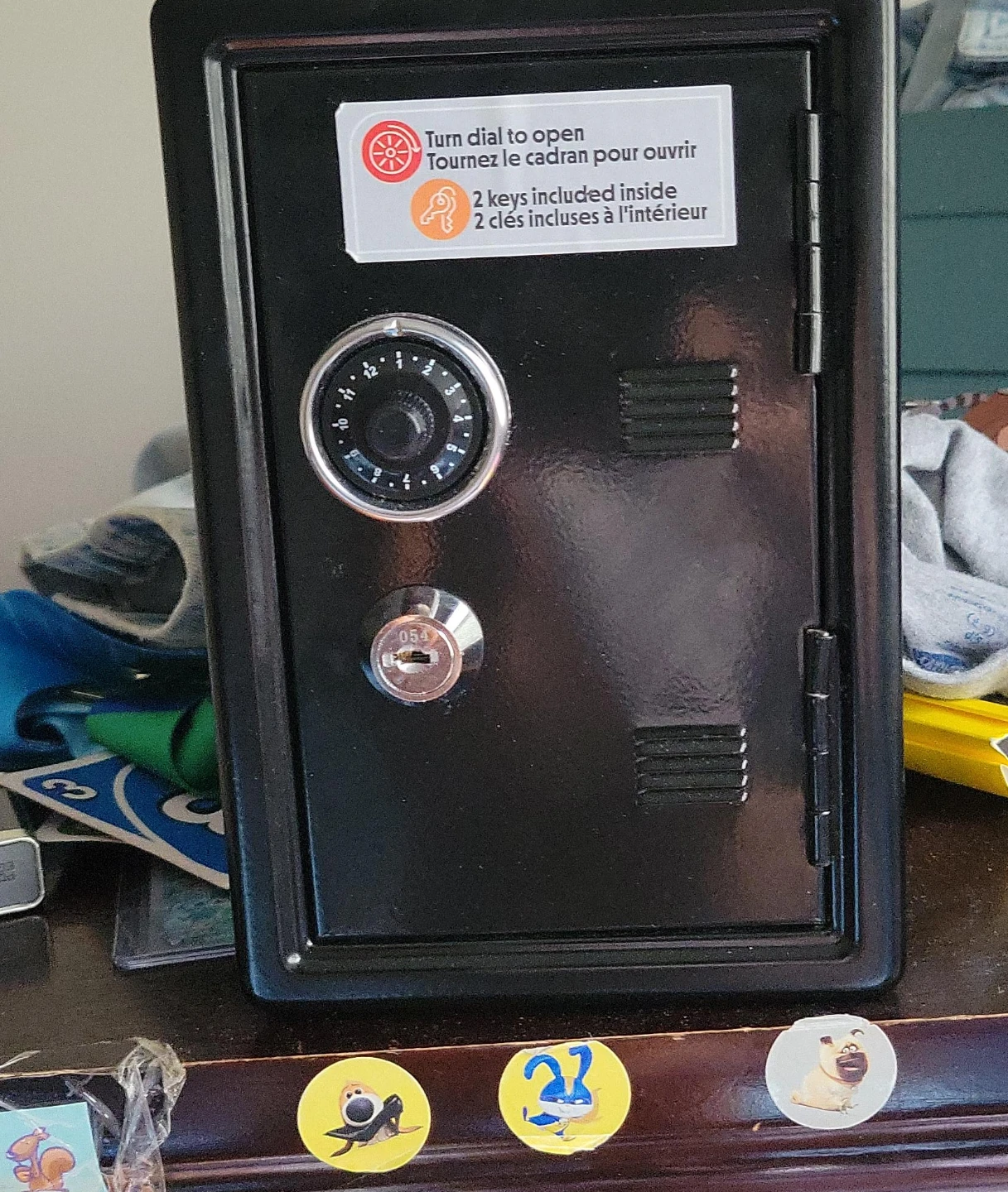 Black Combination Lock Safe