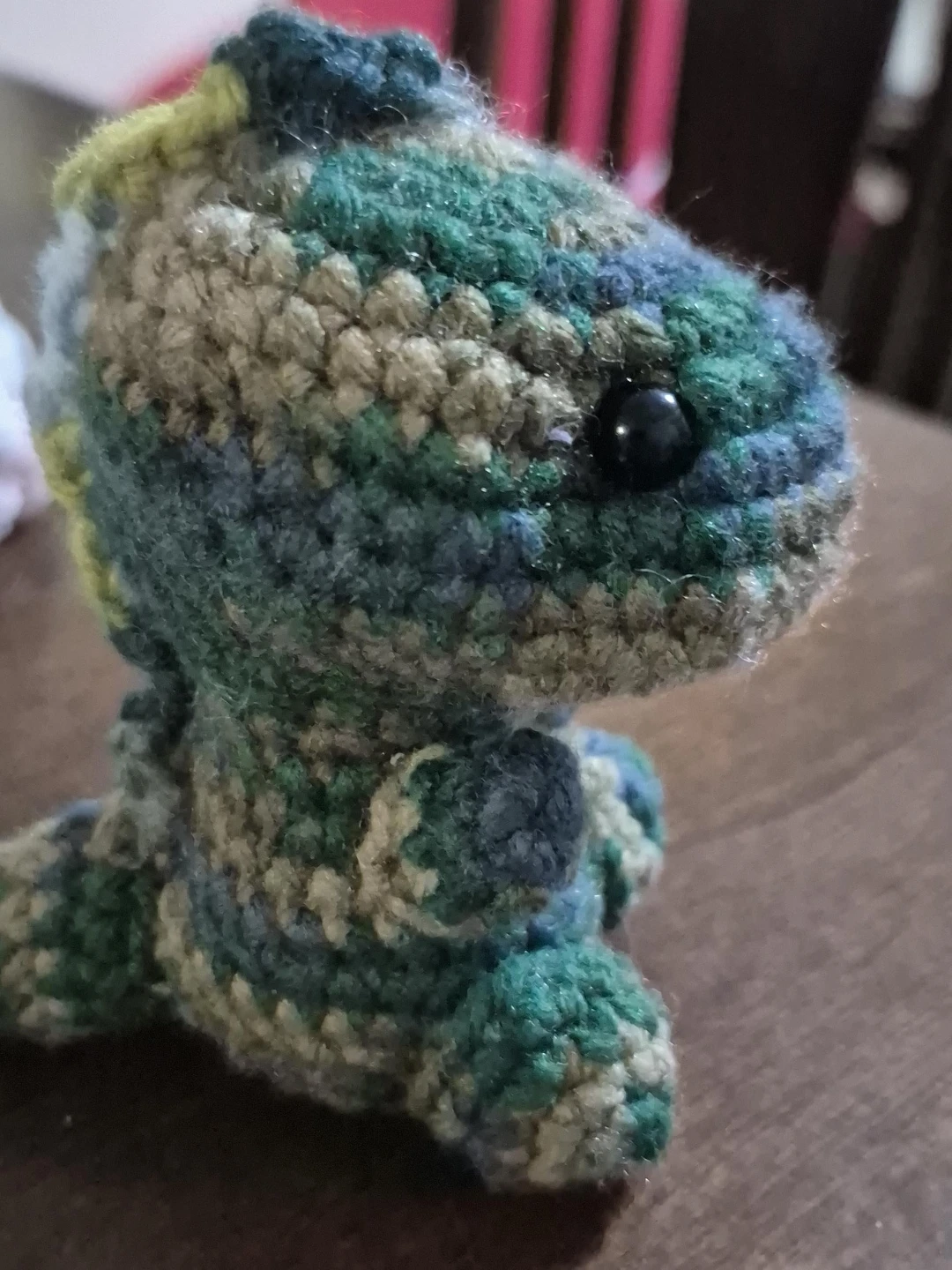 Hand-Crocheted Dinosaur Plush Toy