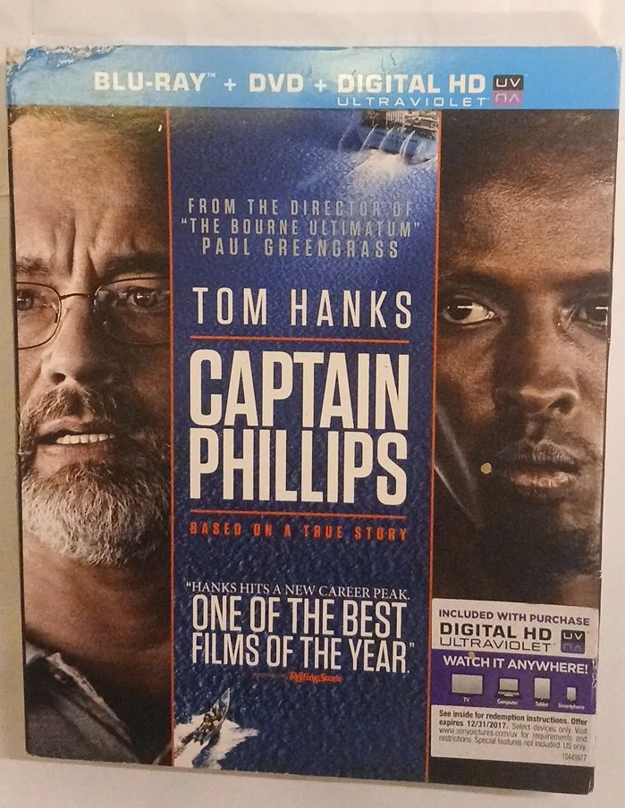 Captain Phillips Blu-ray + DVD + Digital HD Movie