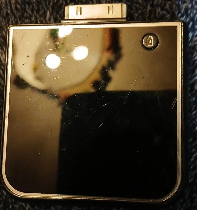 Black Portable Battery Charger for iPod
