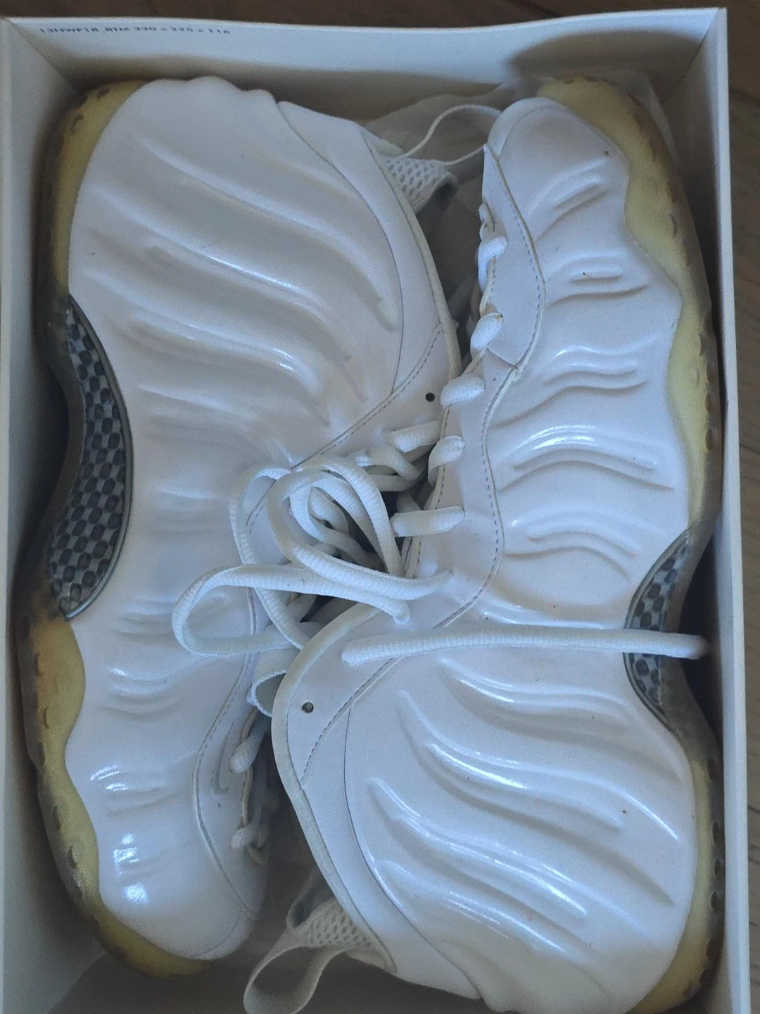 Nike Air Foamposite One White Basketball Shoes