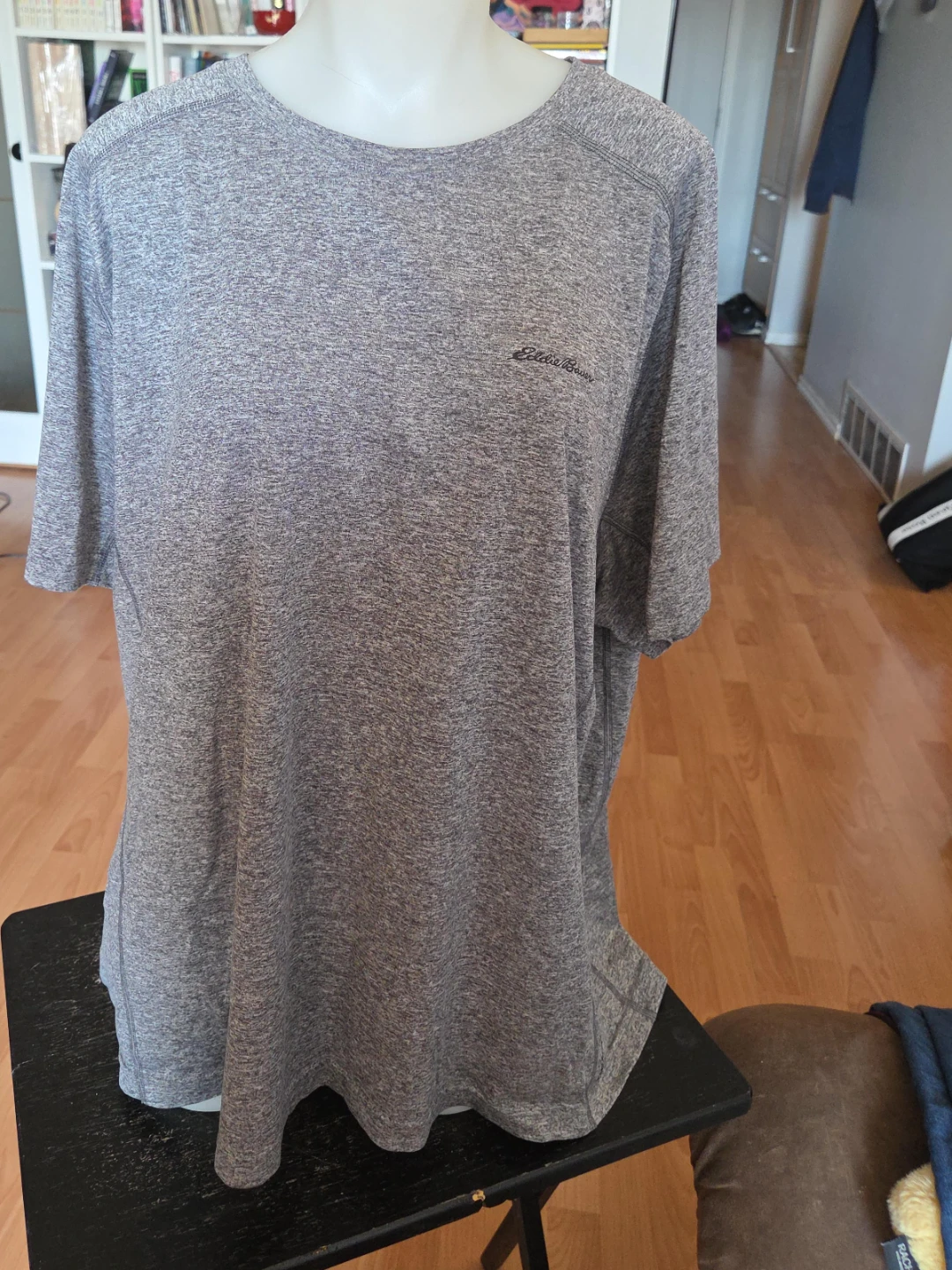 Eddie Bauer Men's Heather Grey T-Shirt Size Large