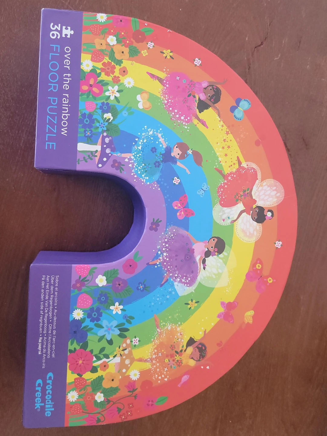 Crocodile Creek 36 Piece Floor Puzzle - Over the Rainbow