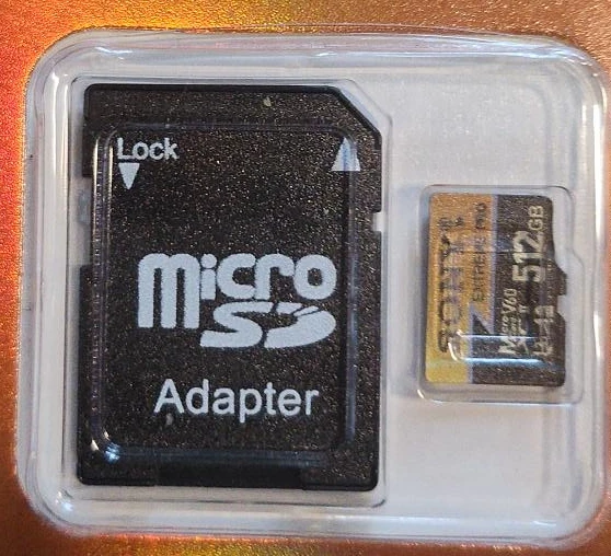 Sony Micro SD Card 512GB with Adapter