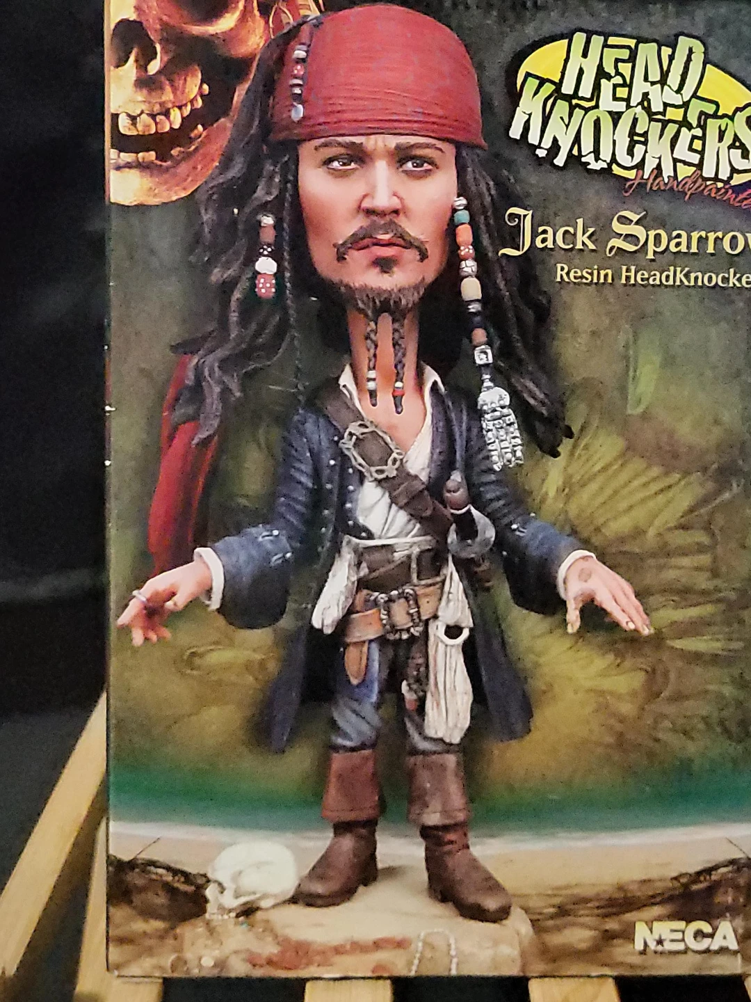 NECA Headknockers Jack Sparrow Resin Figure