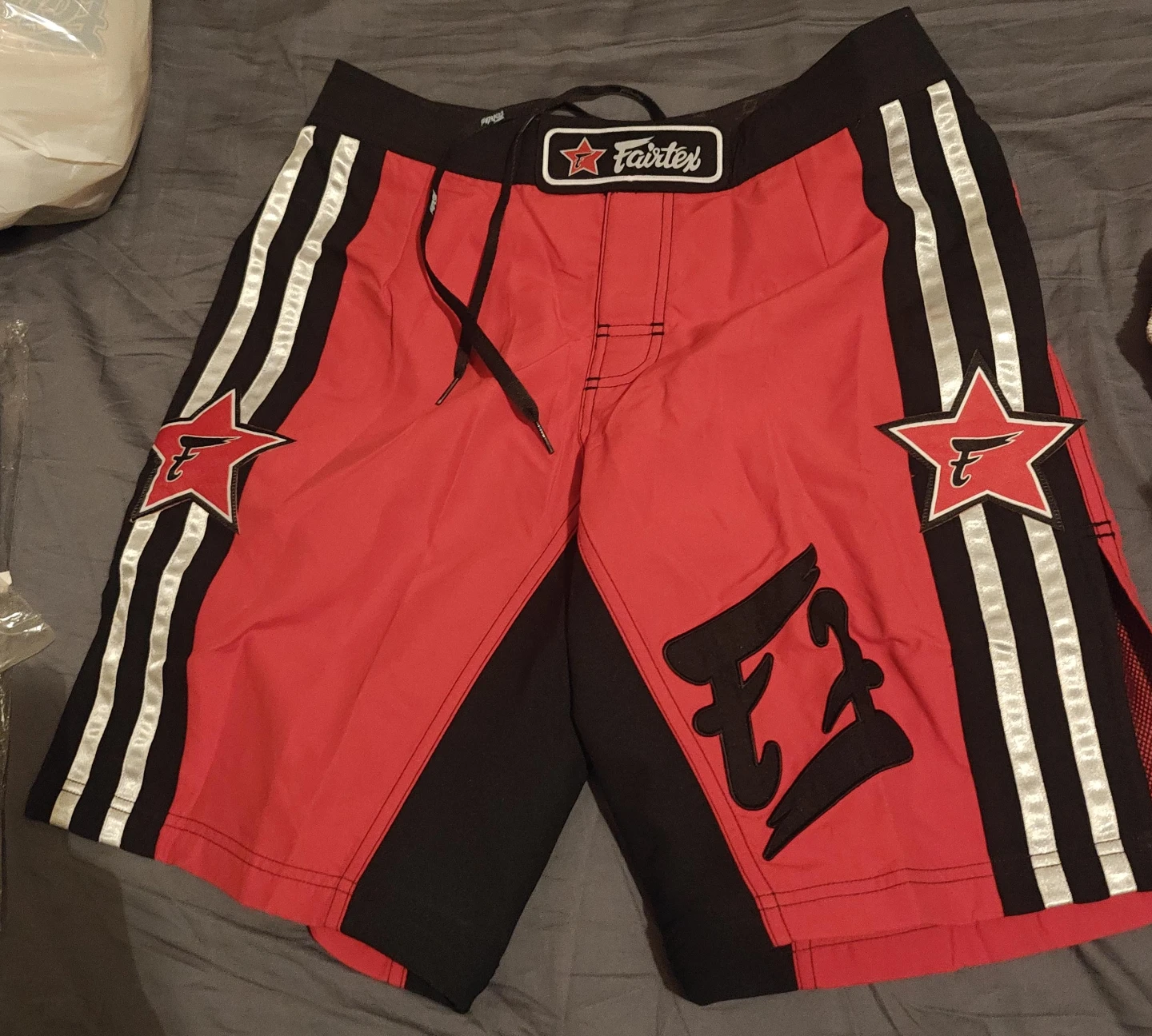 Fairtex AB8 Red and Black MMA Fight Shorts
