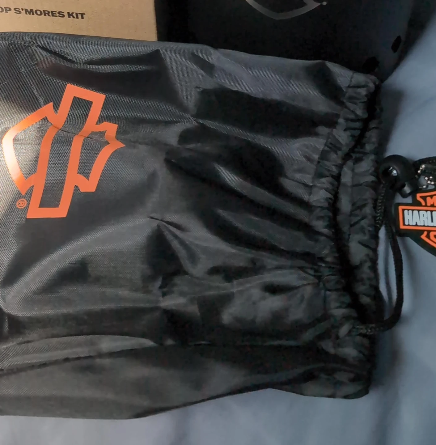 Harley-Davidson S'mores Kit Drawstring Bag