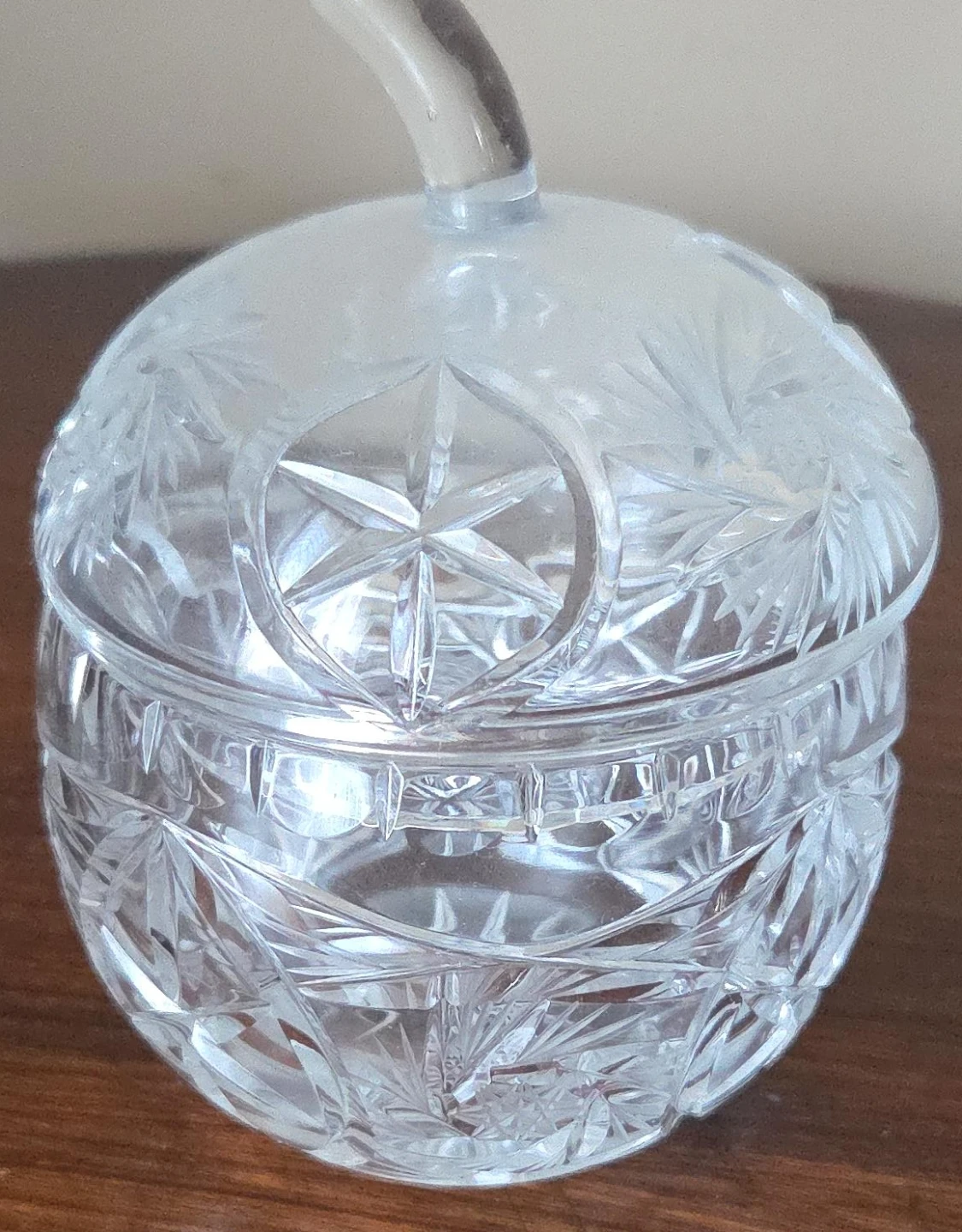 Crystal Candy Dish with Lid