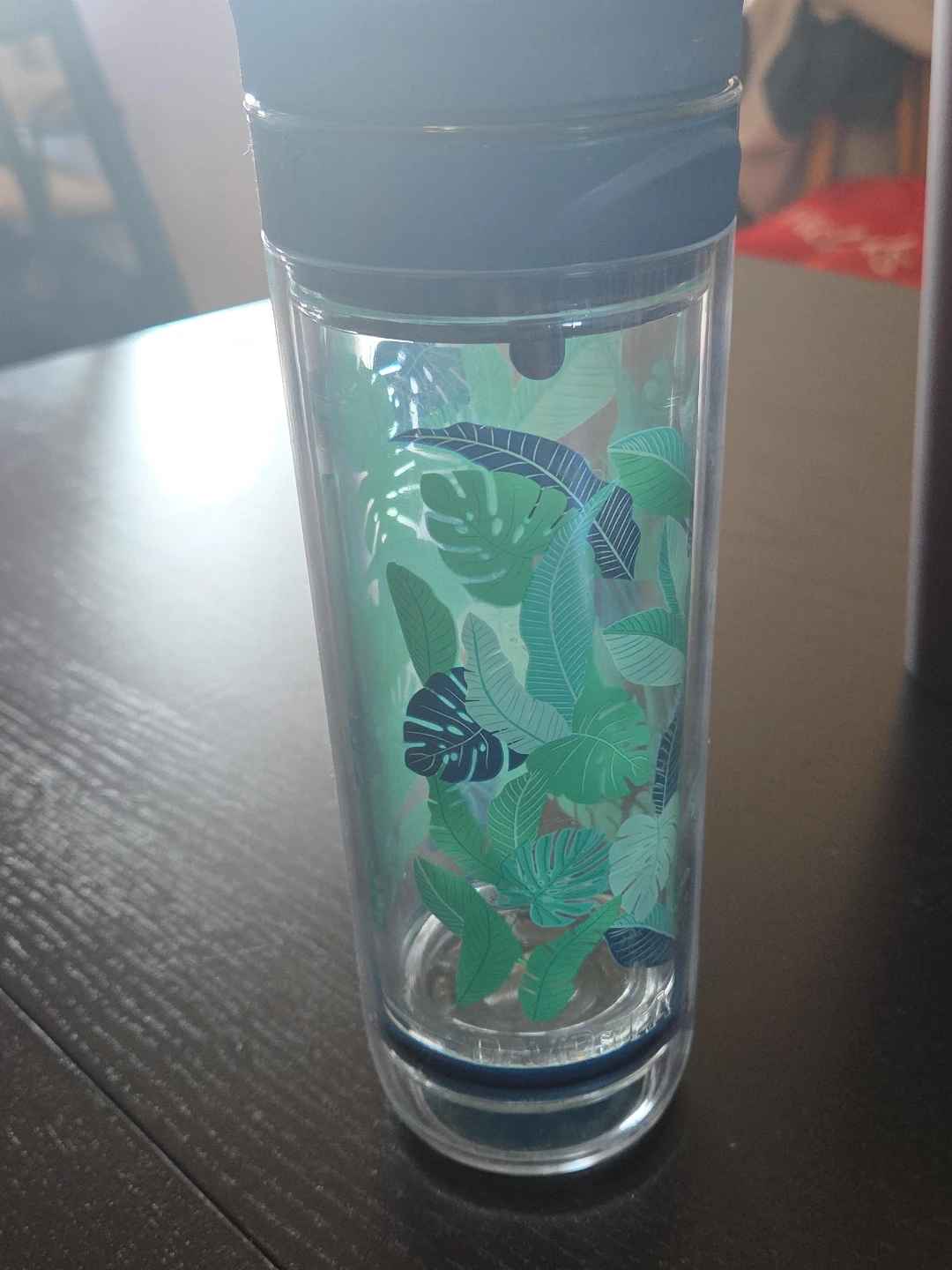 Tropical Leaf Tea Steeping Travel cup