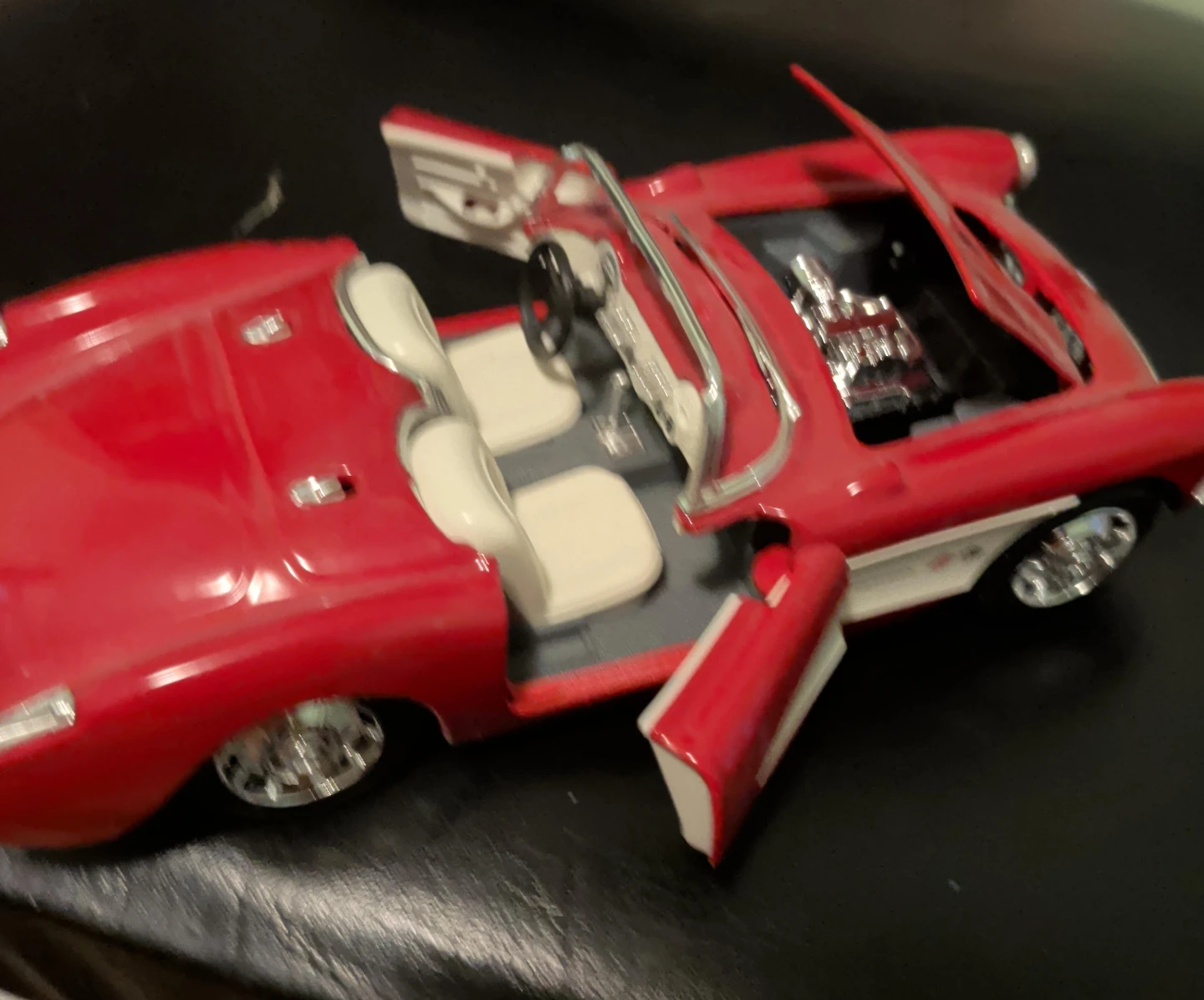 Red Convertible Model Car