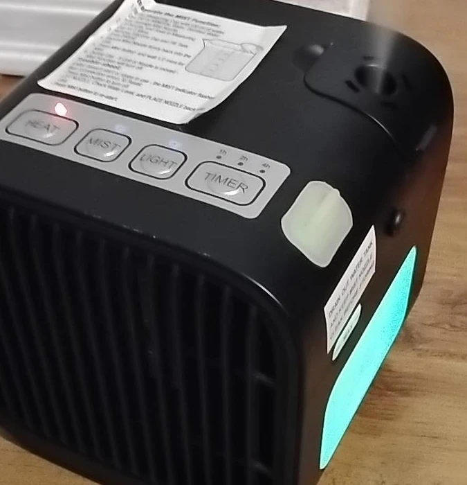 Black Personal Humidifier with Timer