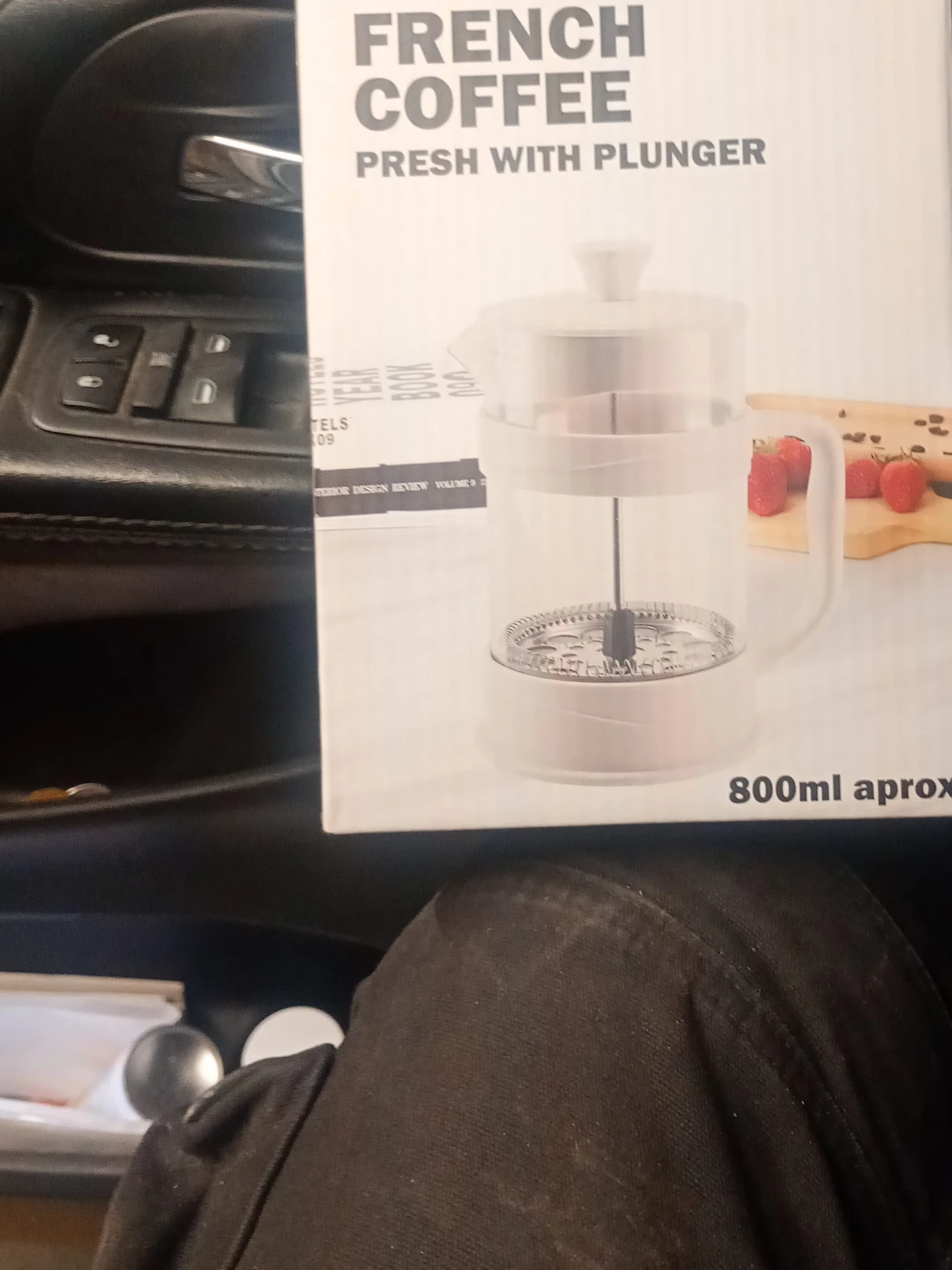 French Coffee Press with Plunger 800ml