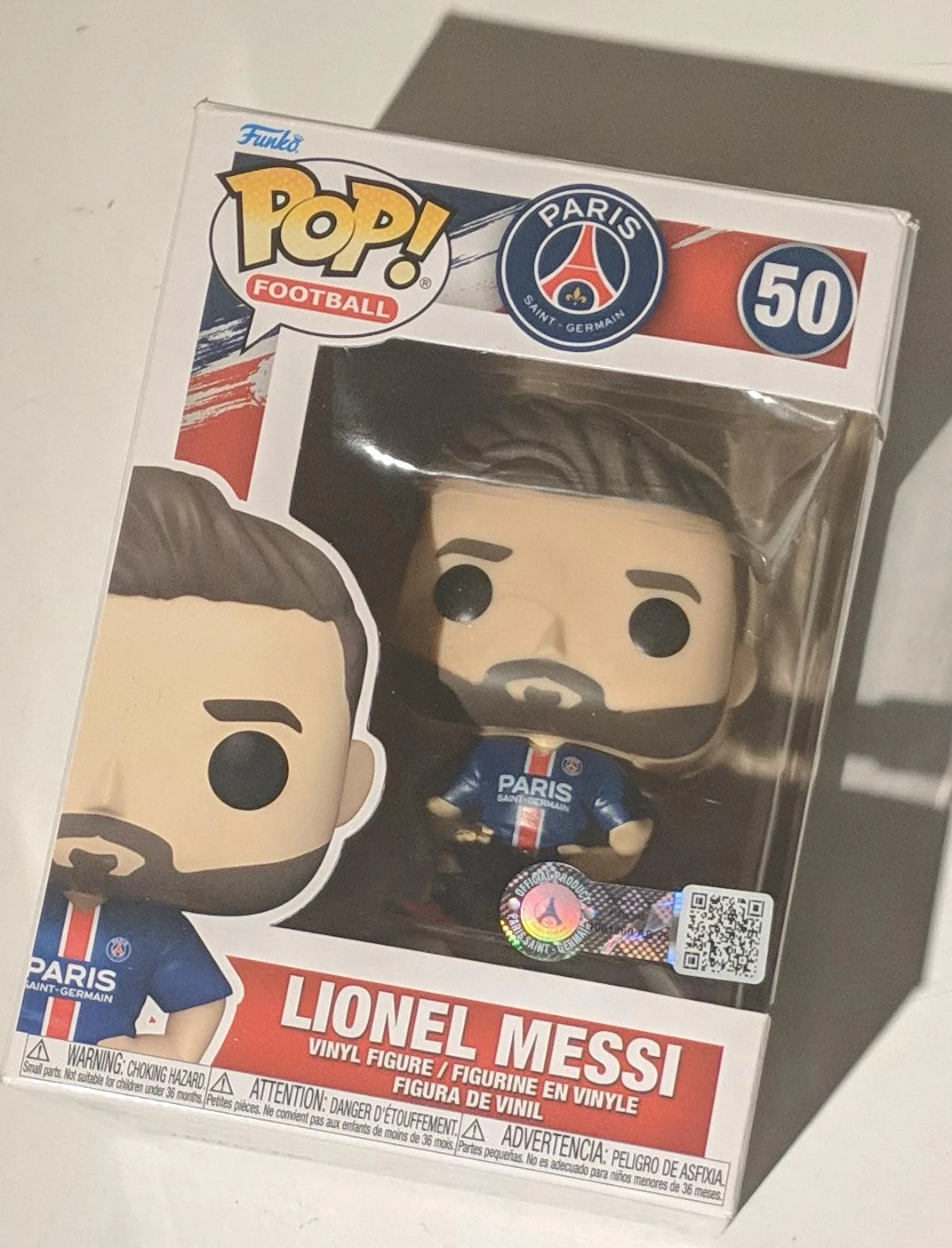 Funko Pop! Football Lionel Messi Vinyl Figure #50