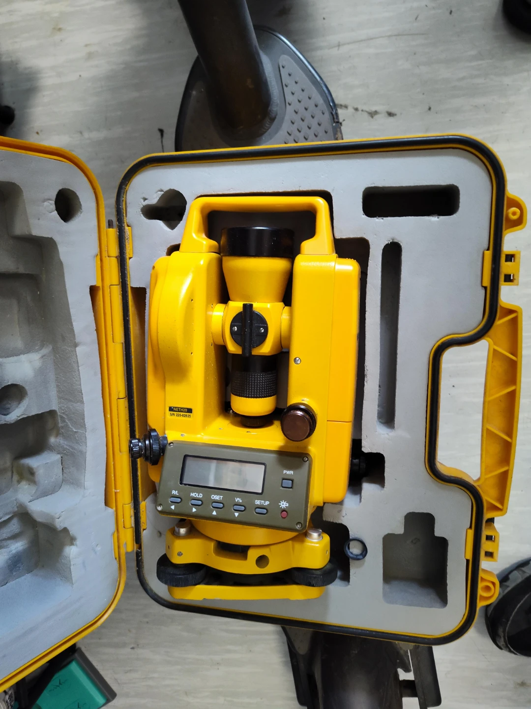 Yellow Surveying Instrument