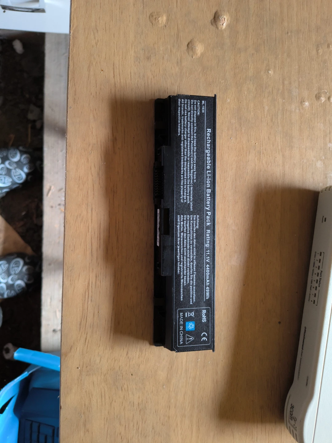 Rechargeable Li-ion Battery Pack 11.1V 4400mAh