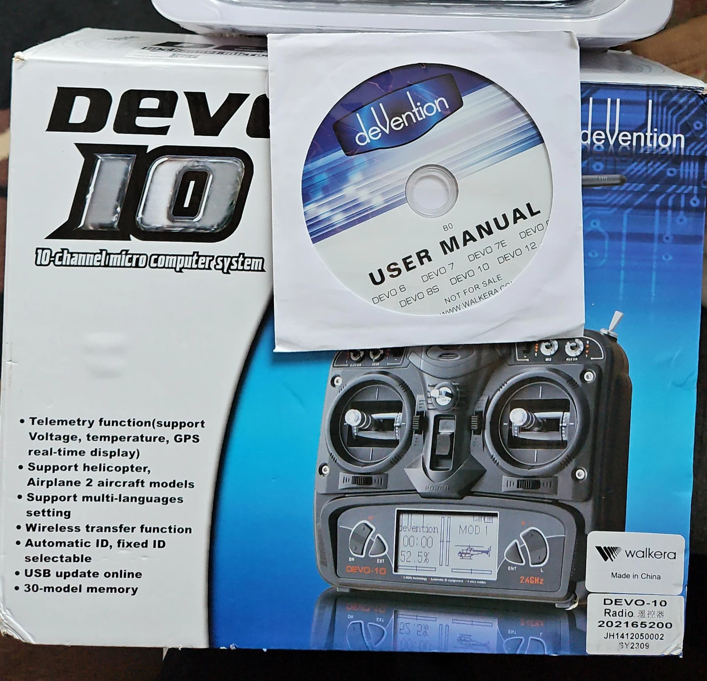 Walkera Devo-10 10-Channel Radio Transmitter
