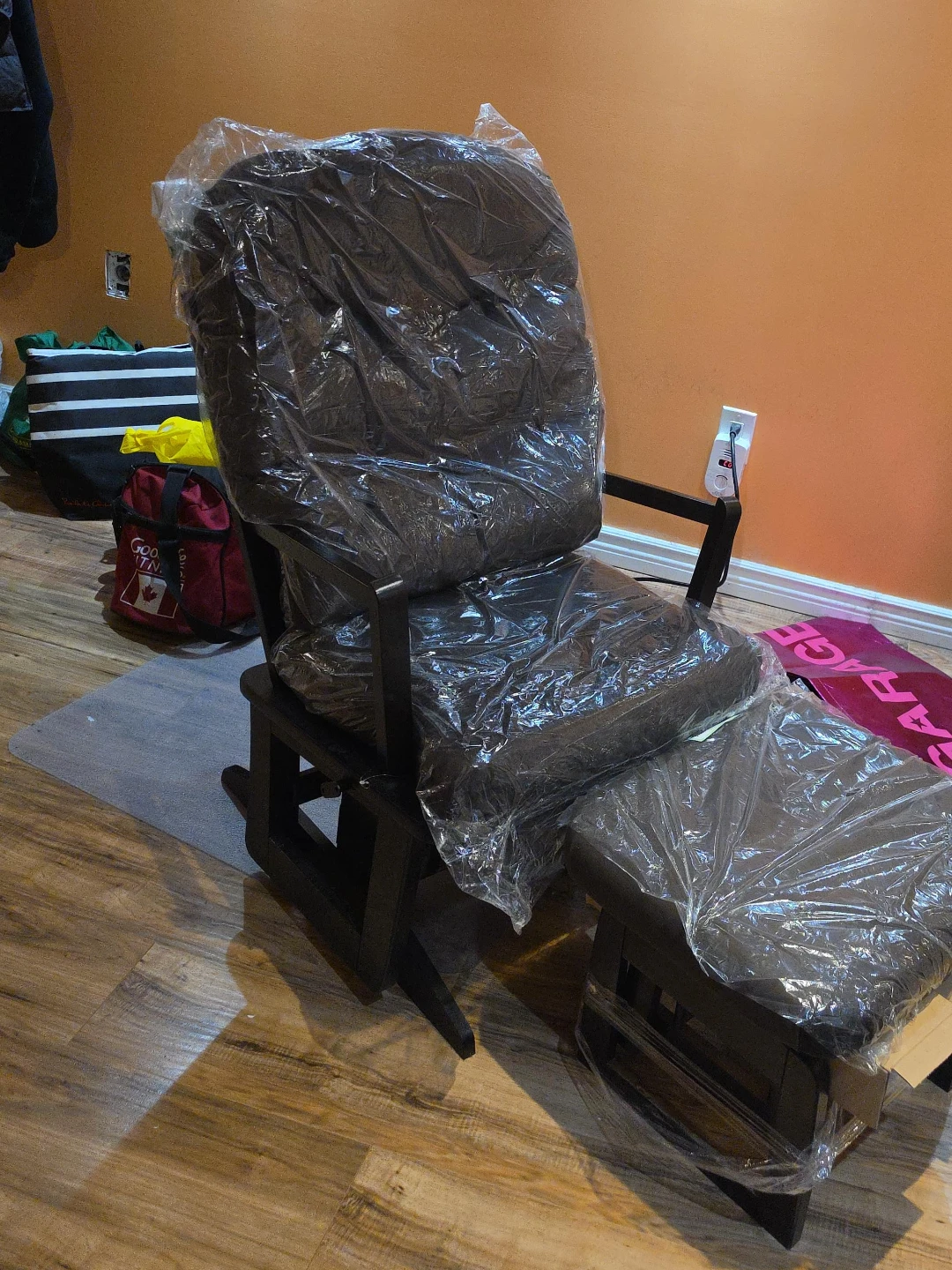 Glider Chair and Ottoman