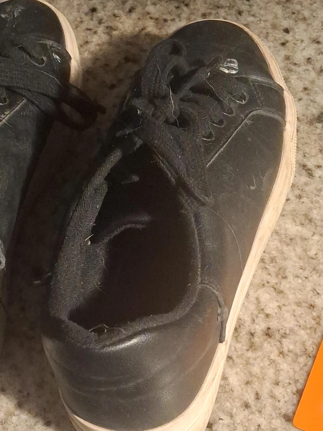 Black Lace-Up Sneakers