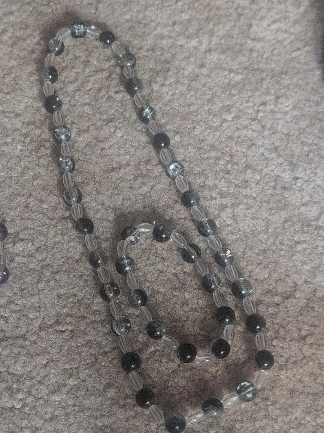 Beaded Necklace and Bracelet Set