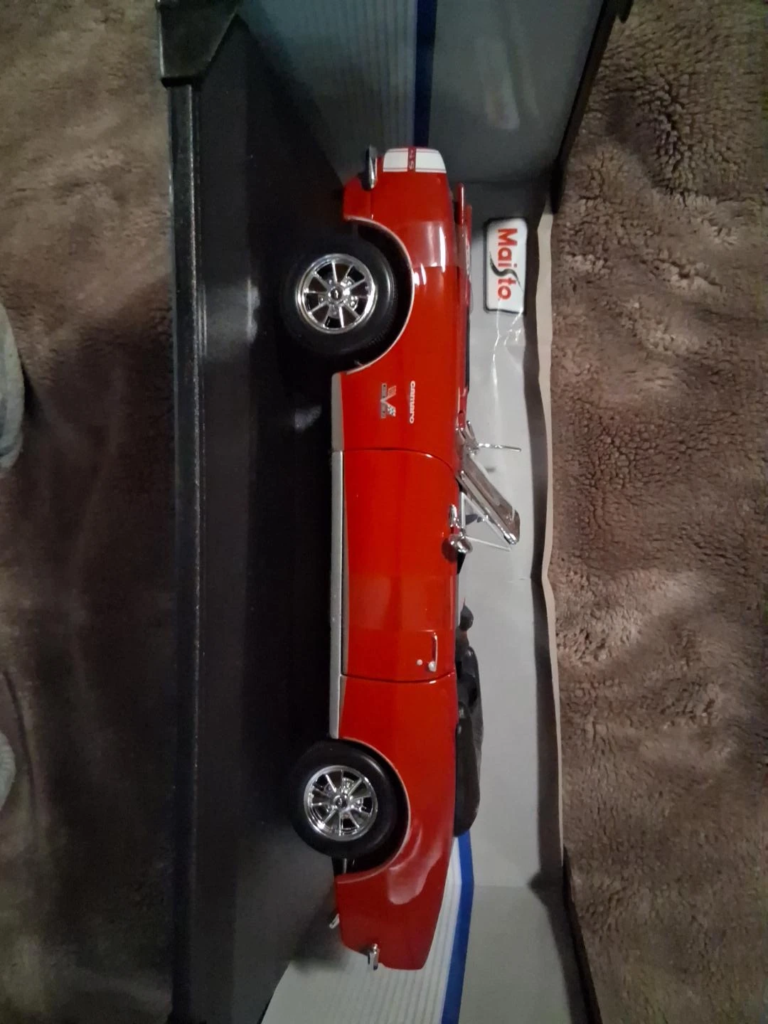 Maisto 1969 Camaro SS Red Diecast Model Car