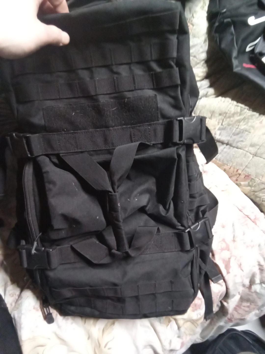 Black Tactical Backpack