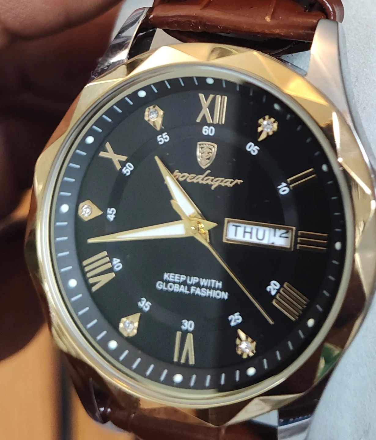 Poedagar 615 Luxury Business Quartz