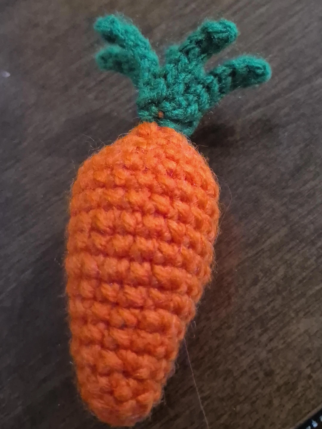Crocheted Carrot Toy
