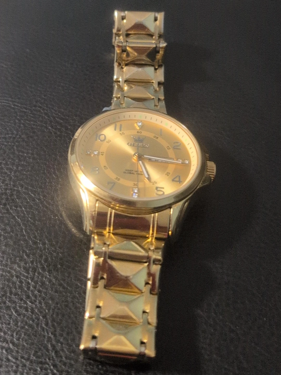OLEVS Gold Watch no battery
