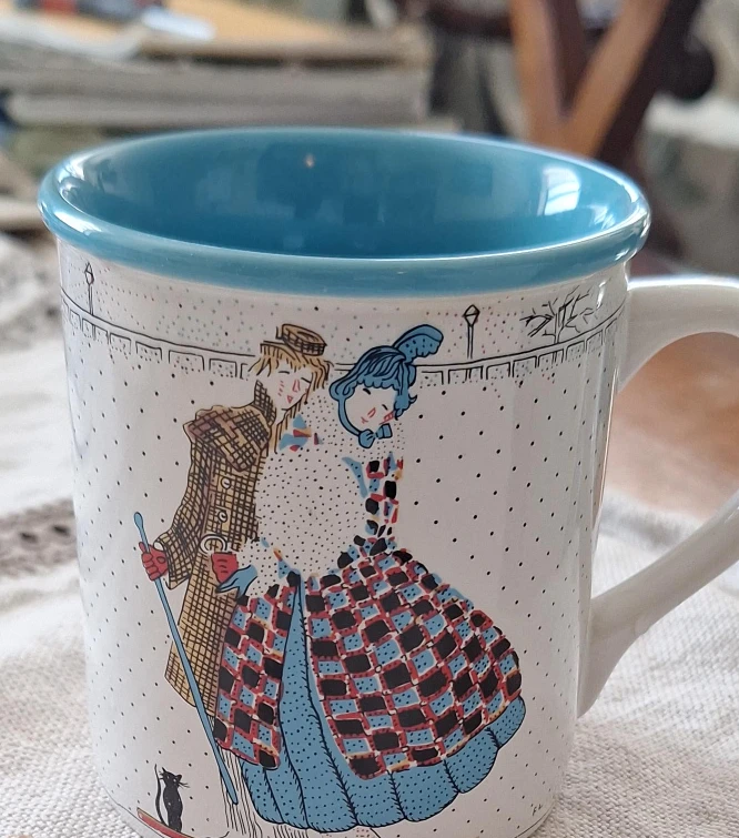 Vintage Style Couple Mug