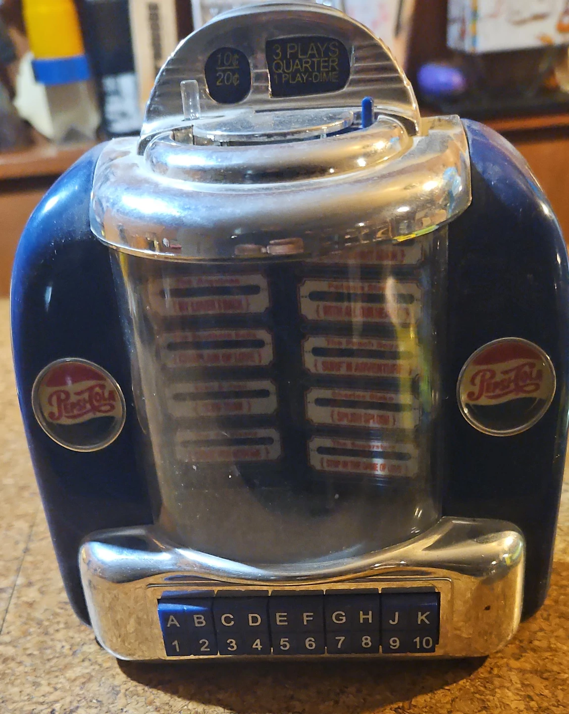 Pepsi Cola Jukebox Coin Bank
