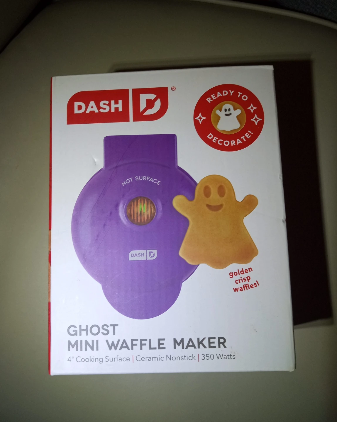 Dash Ghost Mini Waffle Maker - Purple