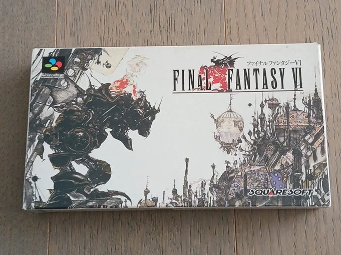 Final Fantasy VI Super Famicom Game (Cart + Box)