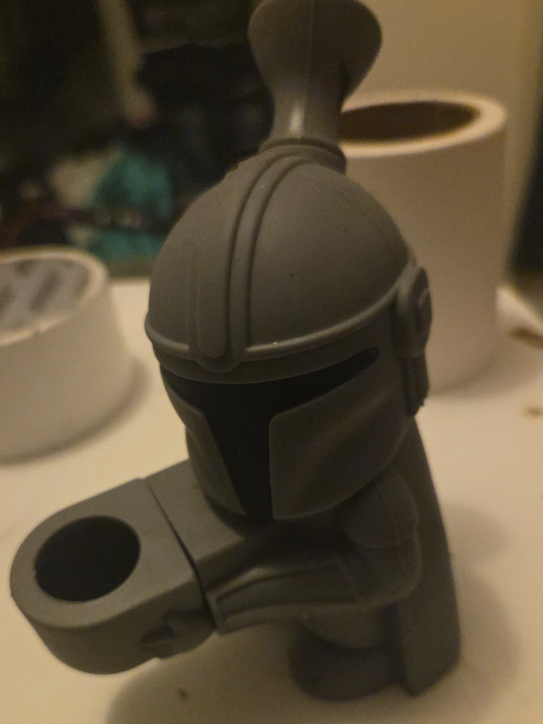 Mandalorian Helmet Figurine Accessory
