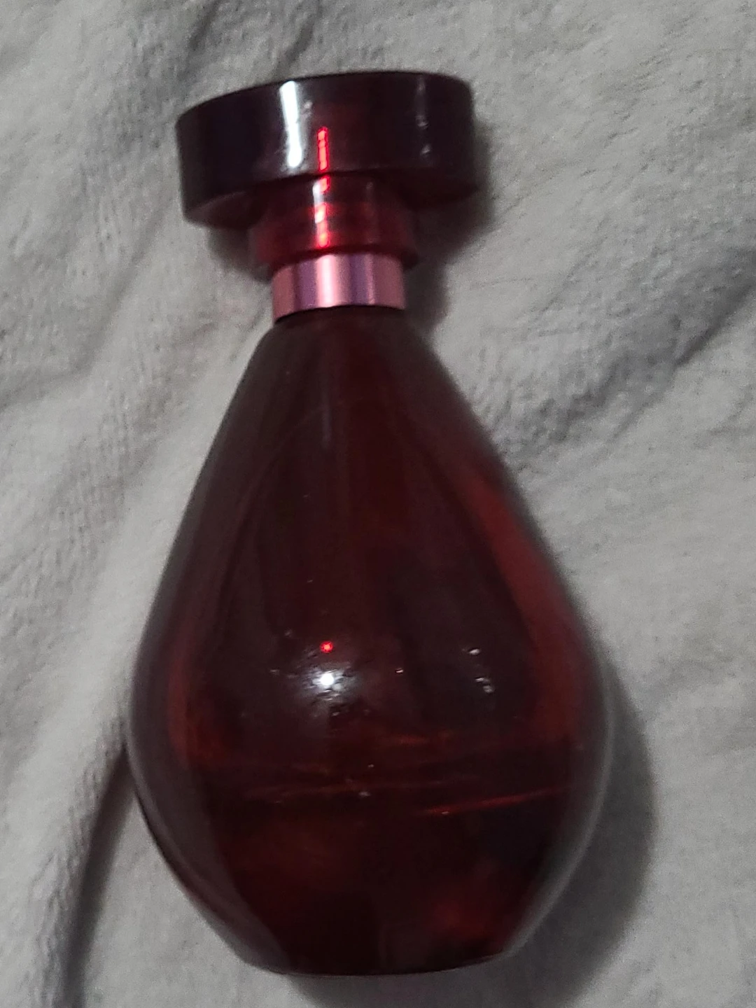 Dark Red Perfume Bottle