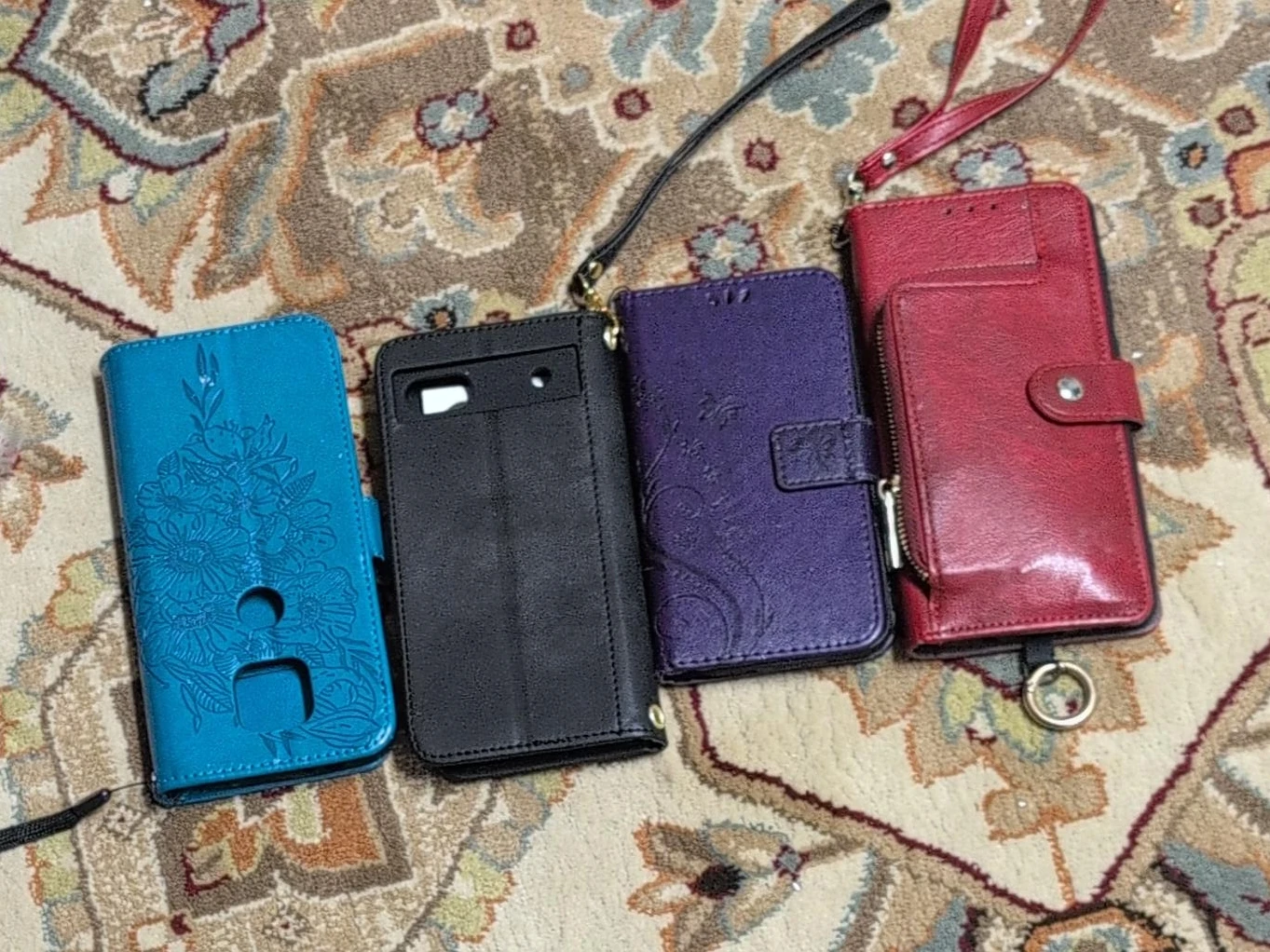 Lot of 4 Assorted Colour Flip Phone Cases