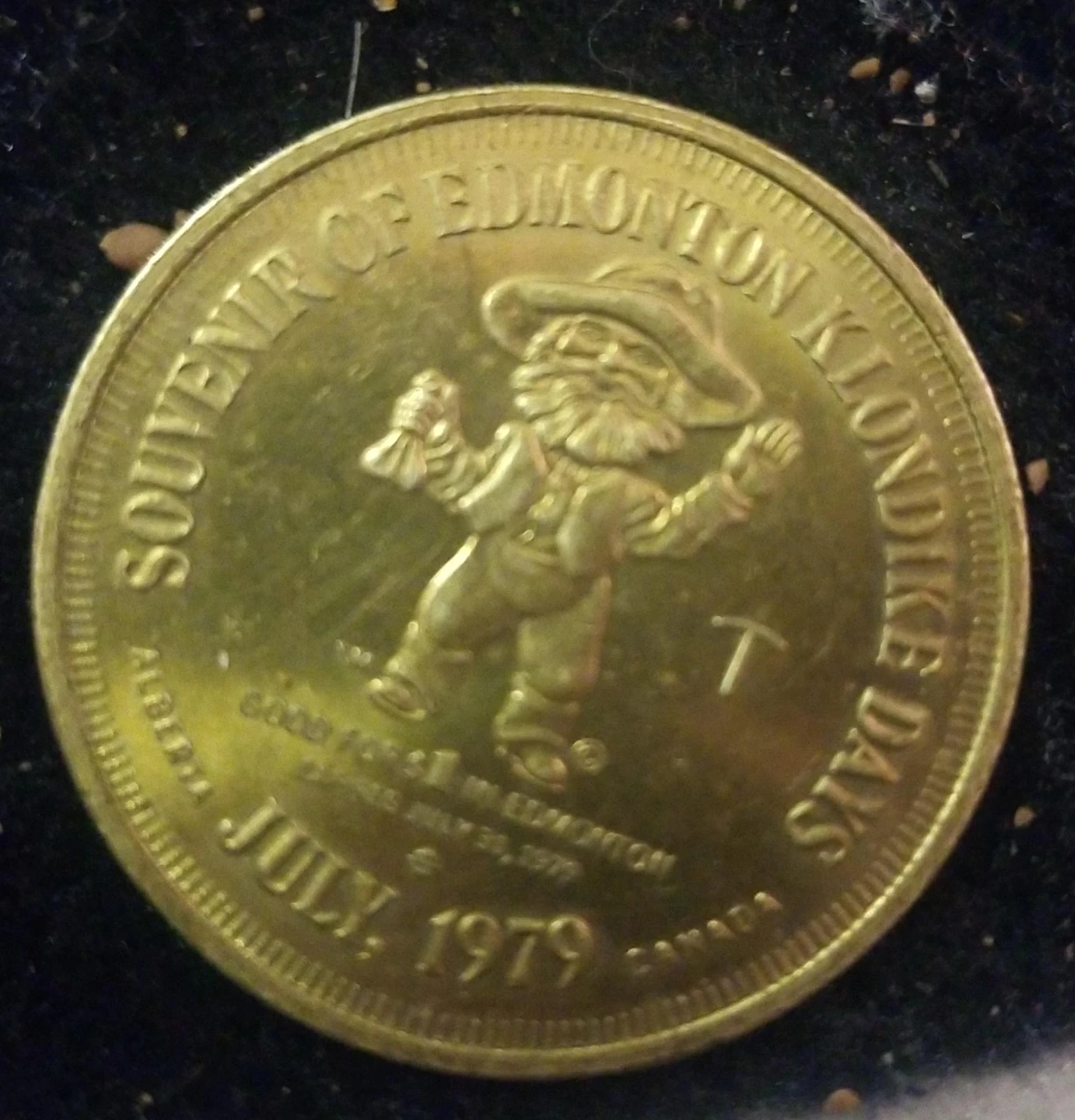 Souvenir of Edmonton Klondike Days 1979 Token