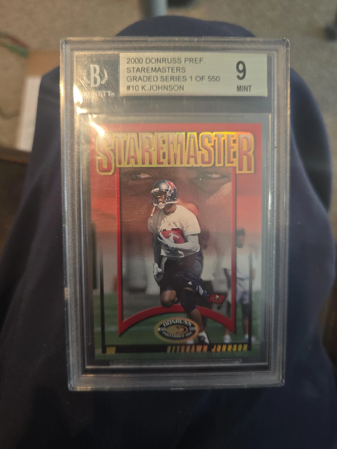 2000 Donruss Preferred Staremasters K. Johnson #10 Graded 9 Mint