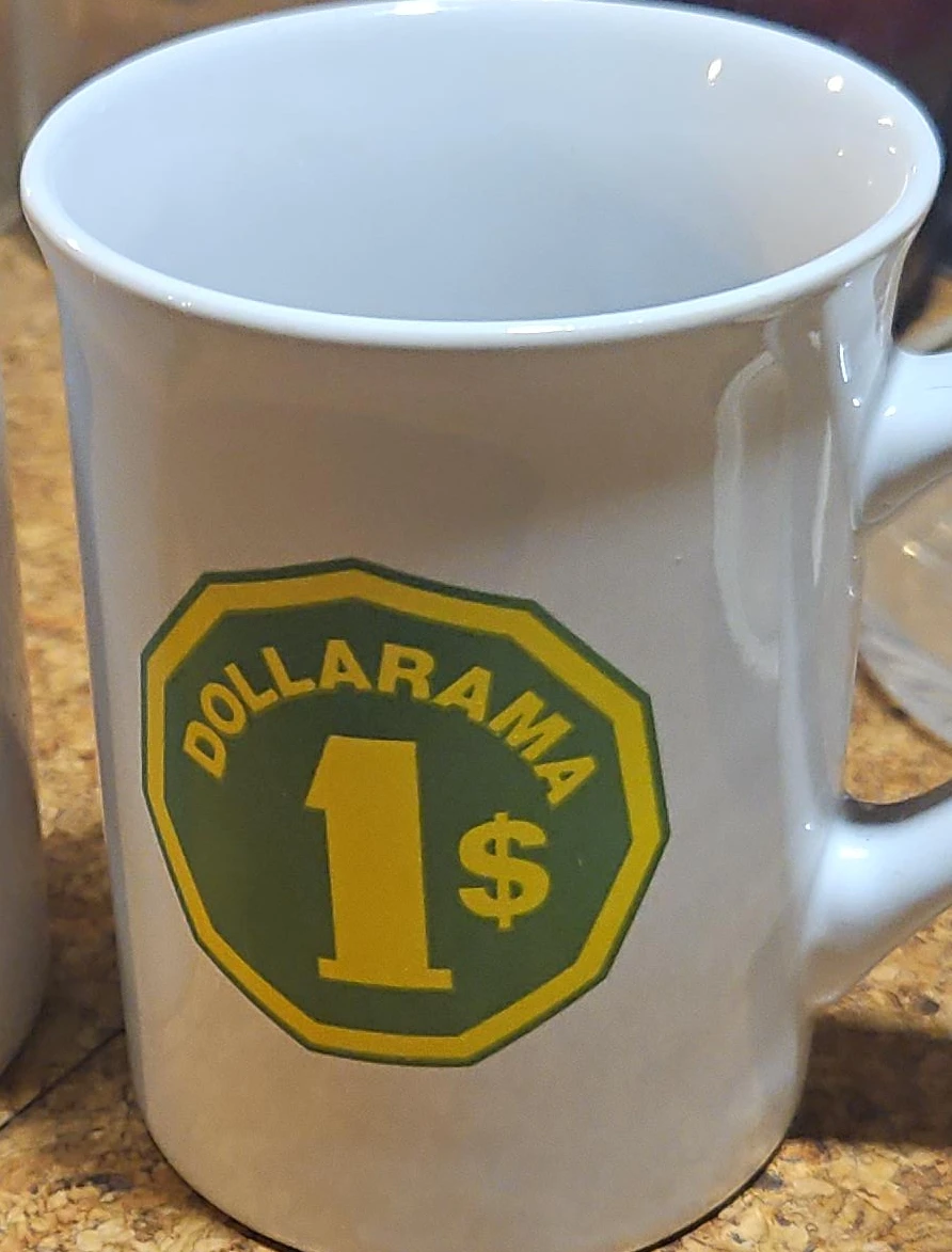 Two Dollarama Mugs