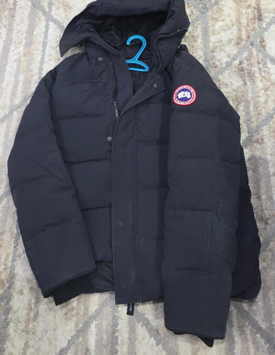 Canada Goose Down Winter Jacket - Navy