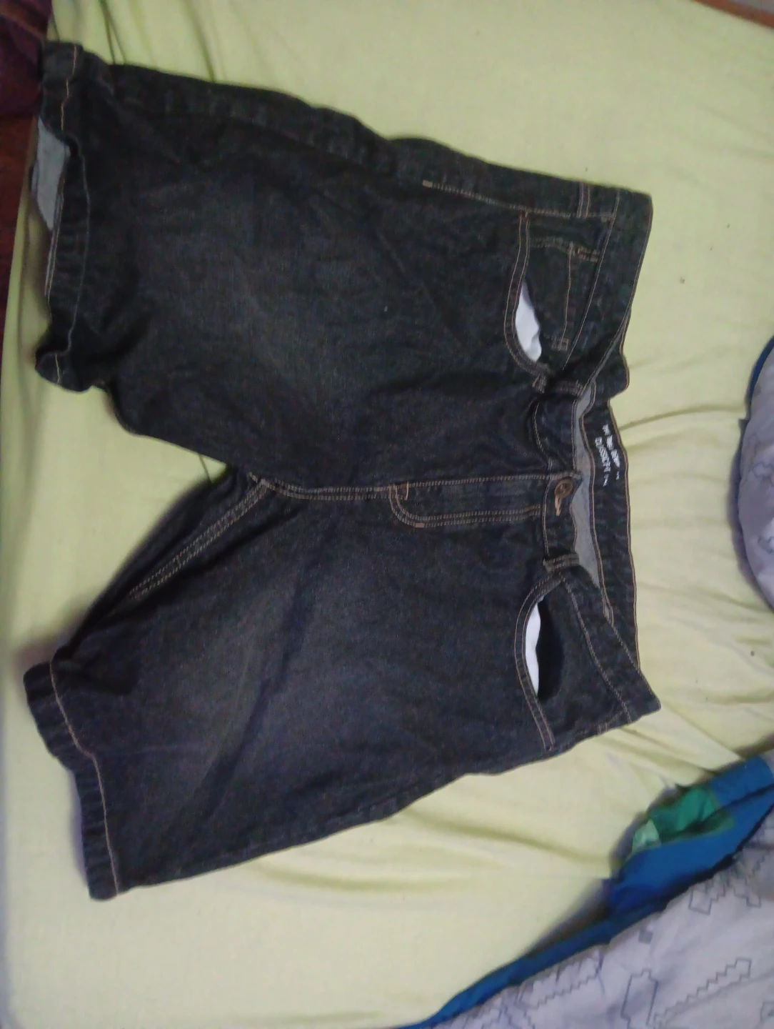 Men's Dark Wash Denim Shorts