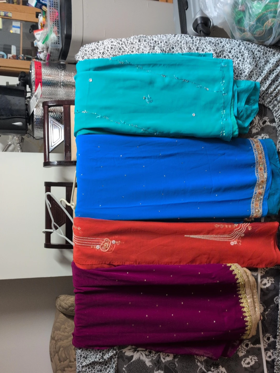 Four Folded Sarees only saree $45 for 4