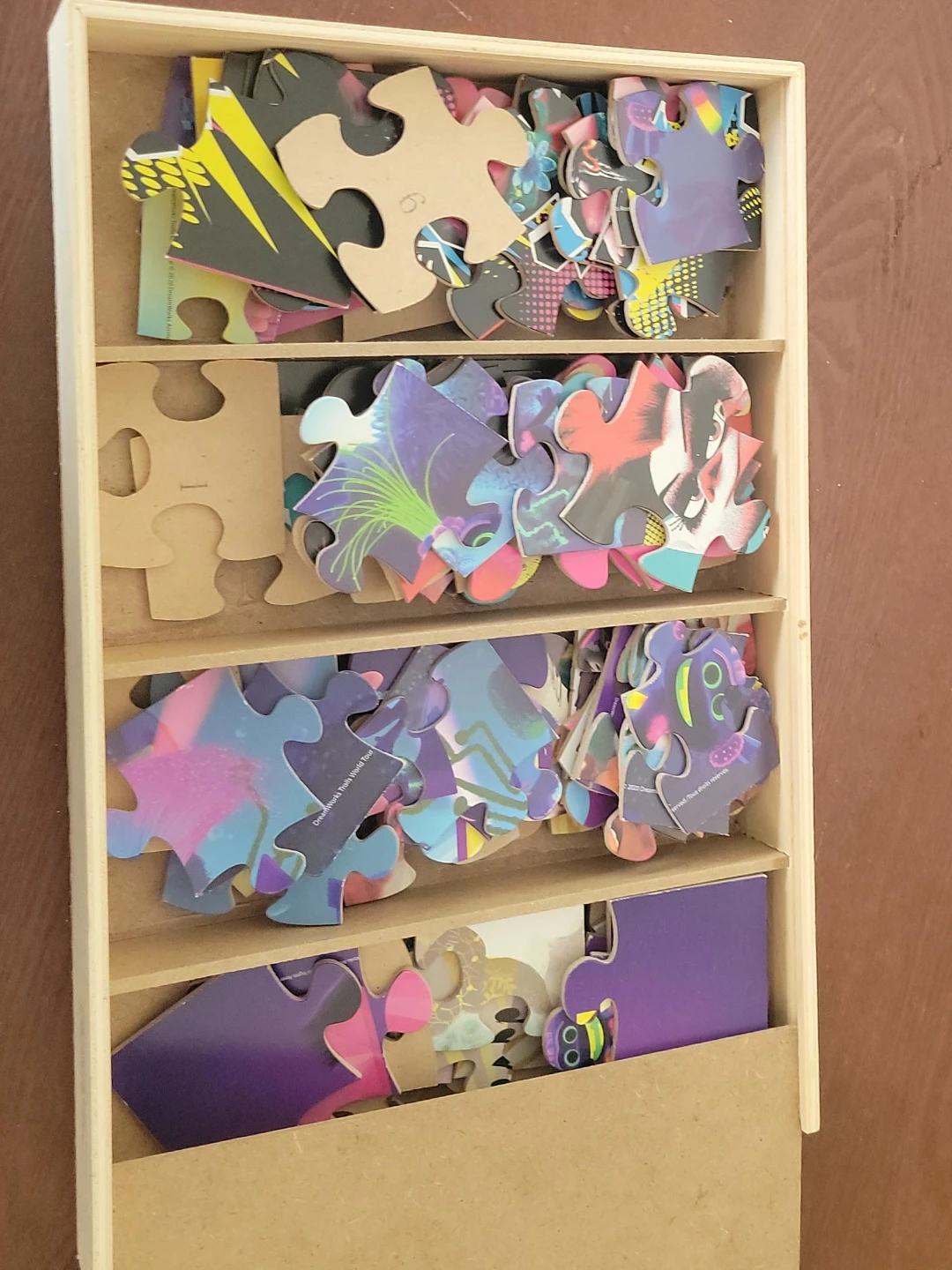 Wooden Jigsaw Puzzle Trolls