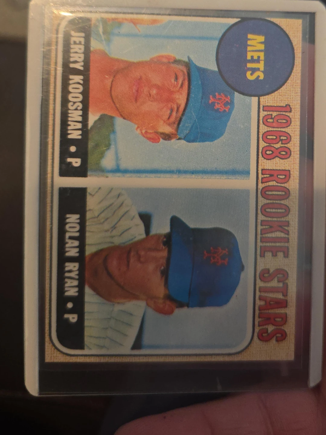 1968 Topps Mets Rookie Stars - Jerry Koosman / Nolan Ryan