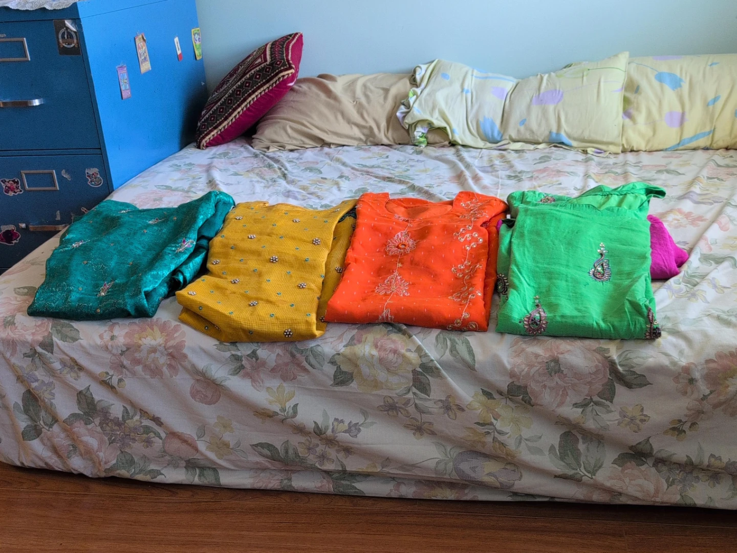Set of 4 women's embroidered kurtis $65 for 4 suits