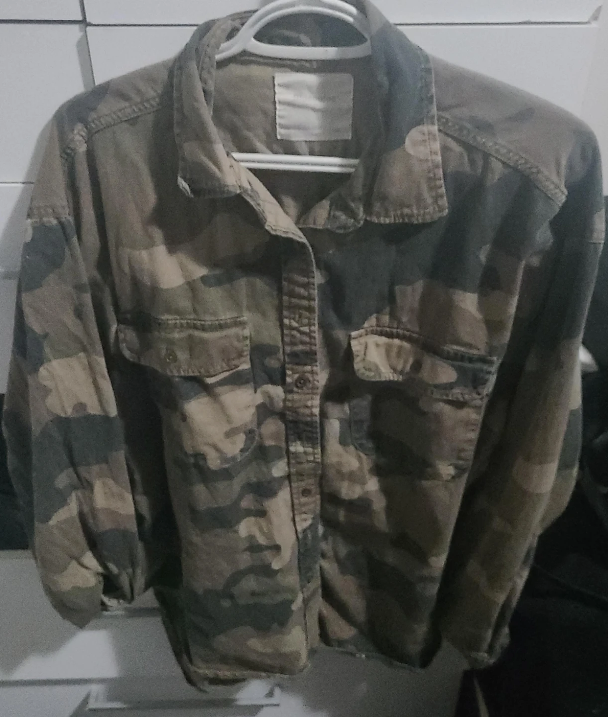 Camouflage Button-Up Shirt