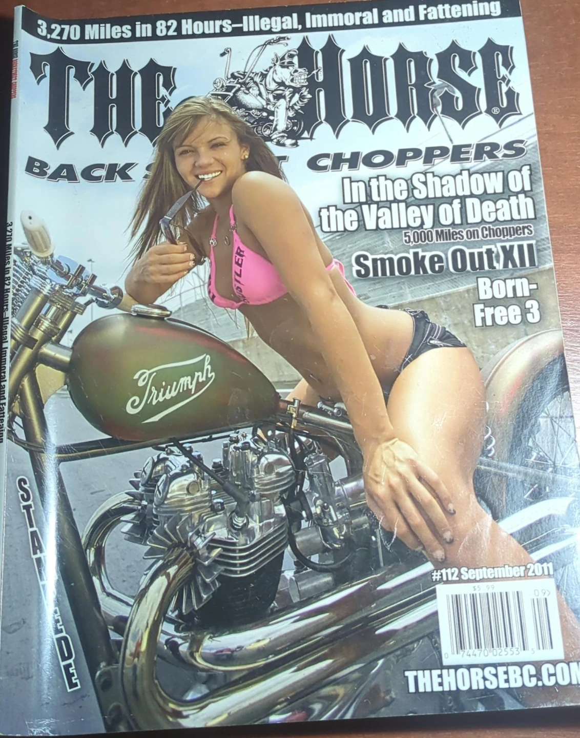 The Horse Backstreet Choppers Magazine #112 September 2011
