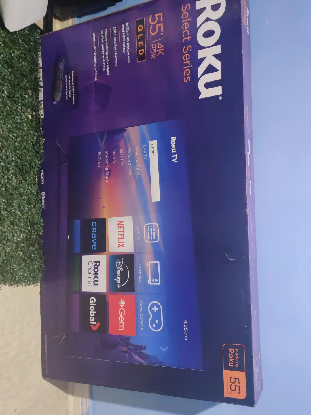 Roku 55" QLED 4K HDR Select Series Smart TV