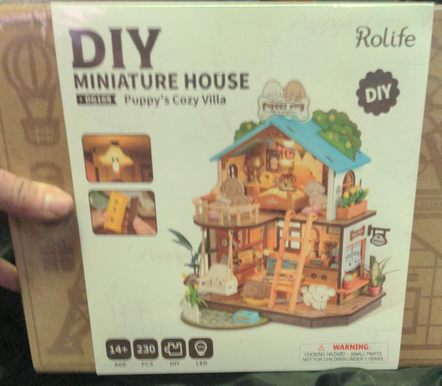 Rolife DIY Miniature House - Puppy's Cozy Villa
